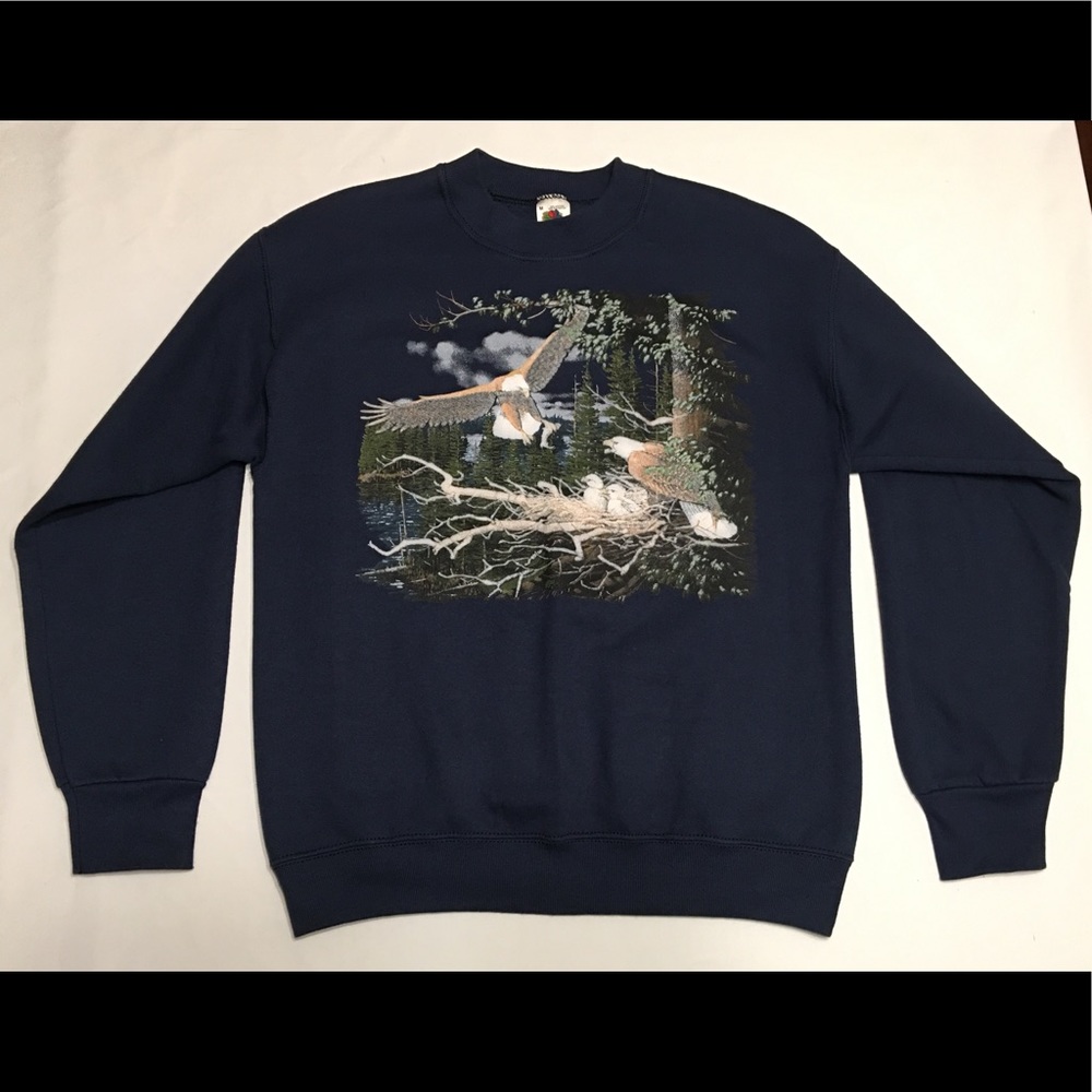 Fruit of the Loom Vintage Crewneck Pullover Size Medium - Picture 2 of 9